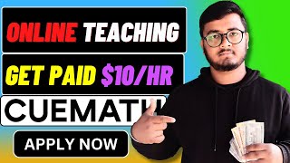 Earn ₹500hr Teaching with Cuemath Online WorkfromHome Job Review 2024 [upl. by Nyrac]