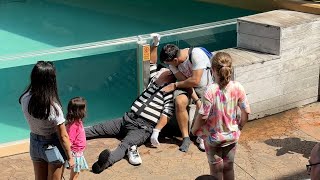 Laugh Out Loud with Tom the Mime at Seaworld [upl. by Warram937]