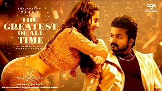 The Goat 2nd Single Release Promo  Thalapathy Vijay  Meenakshi Chaudhary  Yuvan  Venkat Prabhu [upl. by Nadaba]