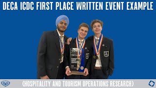 DECA ICDC First Place Written Event Presentation [upl. by Amsirhc]