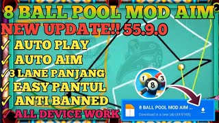 NEW UPDATE 8 BALL POOL MOD AIM HACK 8 BALL POOL MOD V5590 8BALL POOL MOD MENU2024iosampandroid [upl. by Amadas]