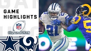 Cowboys vs Rams Divisional Round Highlights  NFL 2018 Playoffs [upl. by Vidal]