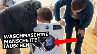 Türdichtung  Türgummi Siemens Waschmaschine wechseln Türmanschette reparieren wenn rissig [upl. by Niawtna]