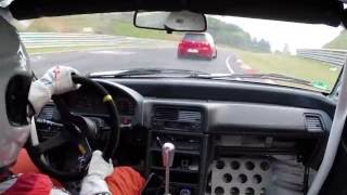 Hond CRX Nurburgring vs Golf R32 [upl. by Rusell]