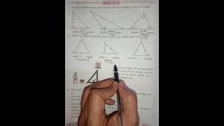 Triangles and their properties practice set 36 of class 6 Maharashtra state board by sk class [upl. by Meldoh]