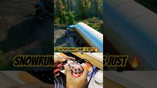 SNOWRUNNER gameplay 💯 Tayga truck pulling tanker shorts snowrunner gaming [upl. by Omsare179]