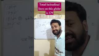 How many latitudinal lines on the 🌎shortvideos viralvideos bharat shorts [upl. by Enilorak]