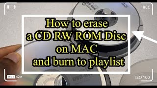 How to Format or Erase CD or DVD or Rewrite a CD RW or DVD RW Using Mac 2022 Free Quick and Easy [upl. by Tingley177]