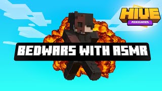 Hive Bedwars ASMR with chill gameplay otgmcpe minecraft hivebedrock bedwars [upl. by Nyllij861]