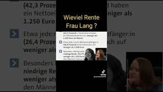 Wieviel Rente nochmal Frau Lang [upl. by Tsuda]