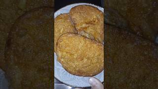 Fried Breakfast Bread Quick and Hearty breakfast bread streetfood yummy memes trending [upl. by Eiffe]