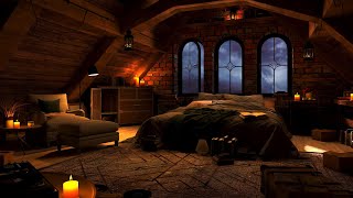 Cozy Room with Relaxing Rain Sounds for Sleeping  Deep Sleep White Noise Sleep Sounds ASMR Sleep [upl. by Aundrea20]