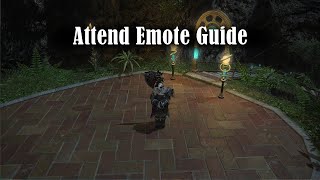 FFXIV Attend Emote Guide [upl. by Itch]