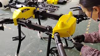 Joyance 40L drone how to assemble and disassemble part 1 [upl. by Anidem]