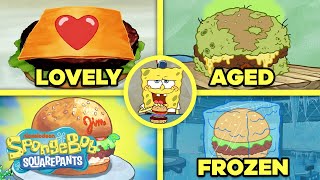 Every Way to Make a Krabby Patty 23 Methods 🍔  SpongeBob [upl. by Chee]