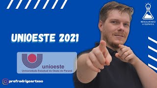 QUESTÃO 54  Química UNIOESTE 2021 [upl. by Dich]