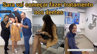 Sara Kellen vai começar fazer tratamento nos dentes [upl. by Kathy]