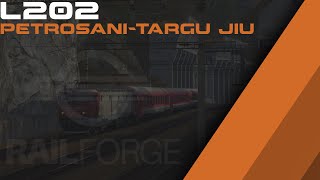 ⚠️LANSAREA RUTEI L202 PETROSANITARGU JIU CEA MAI ASTEPTATA RUTA ESTE AICI⚠️ Train Simulator [upl. by Enyrehtak]