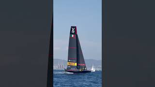 👽🇮🇹 Luna Rossa allenamenti a Barcellona per la Coppa America 2024 americascup [upl. by Prager]