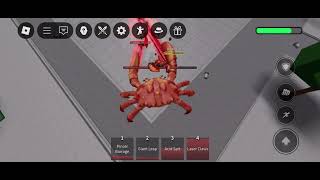 Me Playing as the crab boss in TSB Targeting Dedicated XD [upl. by Bordie481]