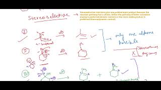 Stereoselective and regioselective products formed in E1 elimination reaction [upl. by Namilus]