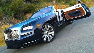 2016 Rolls Royce Dawn FIRST DRIVE REVIEW 2 of 2 [upl. by Ynittirb]