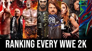 Ranking Every WWE 2K Game From WORST to BEST [upl. by Etteuqram]