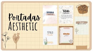 Como hacer portadas bonitas en Word  portadas aesthetic [upl. by Odlanar538]