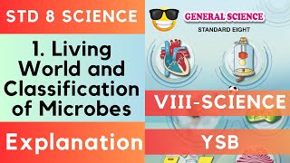 8th Science  Chapter 1  Living World and Classification of Microbes  Lecture 1 Maharashtra Board [upl. by Kong]