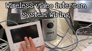 Wireless video intercom system wiring [upl. by Lebama690]