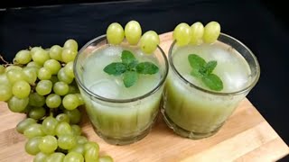 द्राक्षापासून बनवा मनपसंत तहान भागवणारा ज्युस  Grapes juice  Green Grape Juice  Draksha juice [upl. by Dorene]