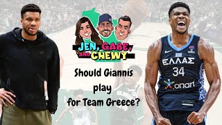 Are Milwaukee Bucks fans okay with Giannis Antetokounmpo playing for Team Greece nba [upl. by Ricca]