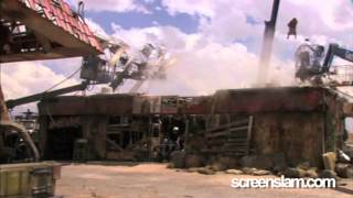 Terminator Salvation Behind The Scenes Broll Part 1  ScreenSlam [upl. by Akirre]