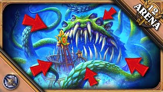 Clickbaiting YOGG in the TITLE  12 Win Hearthstone Arena [upl. by Nikos709]