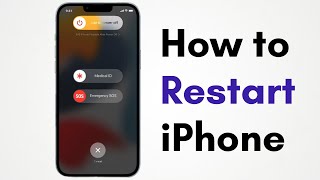 How to Restart iPhone Complete Guide [upl. by Leaffar537]