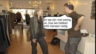 Les 14 Praat Nederlands Maria zoekt werk in een winkel [upl. by Meldoh888]