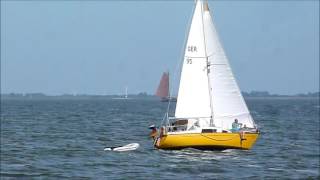 Von Enkhuizen mit dem Boot über das IJsselmeer nach Stavoren [upl. by Aroc657]