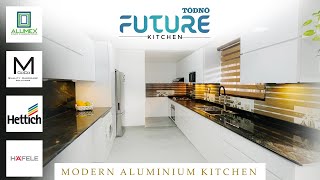 TODNO Aluminium Kitchen Pantry  ඇලුමීනියම් පැන්ට්රි කබඩ් [upl. by Harle]