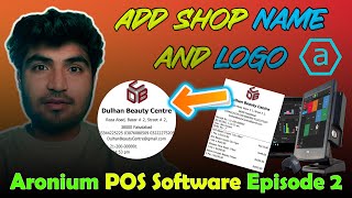 Aronium POS add Shop 🏬 Name and Logo Episode 2  Secure4u [upl. by Kirad153]