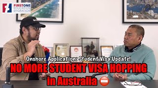 STUDENT VISA UPDATE  HINDI NA PWEDE MAG APPLY ONSHORE 🇦🇺 [upl. by Ylrebmek]