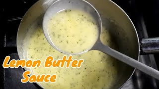 LEMON BUTTER SAUCE  TIPS TO PREVENT SPLIT  SAUCES RECIPE [upl. by Adnim]