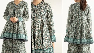 16 Pannel کلیوں والی short designer frock tutorial  Pannel frock cutting and stitching [upl. by Hyozo]