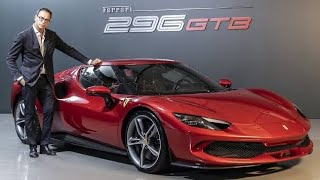 Ferrari 296 GTB Review A V6 Hybrid Powerhouse  Auto talkz [upl. by Nnayelhsa111]