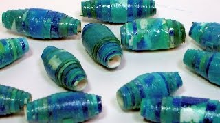 Bad Art Paper Beads crafty save [upl. by Ylesara]