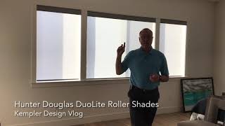 Hunter Douglas Designer Roller Shades with DuoLite [upl. by Devine]