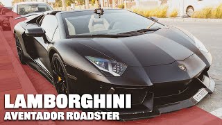 Najładniejsze LAMBORGHINI Aventador roadster na ulicach Dubaju  Polski mechanik w Dubaju  VLOG 6 [upl. by Ynnad]