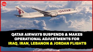 Qatar Airways Flight Suspends For Iraq Iran Lebanon  Qatar News Today  The Times of Qatar [upl. by Strephon]