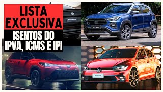 16 CARROS PCD DISPONÍVEIS COM TODAS AS ISENÇÕES EM 2024 QUAL É MELHOR [upl. by Claudine]