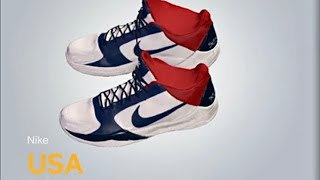 2K24 Shoe Creator Nike Kobe V quotUSA“ [upl. by Enaj]