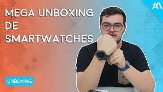 RELÓGIOS E PULSEIRAS FITNESS  Unboxing Time 1 [upl. by Nahtnanhoj129]